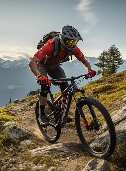 Radfahren und Mountainbiking