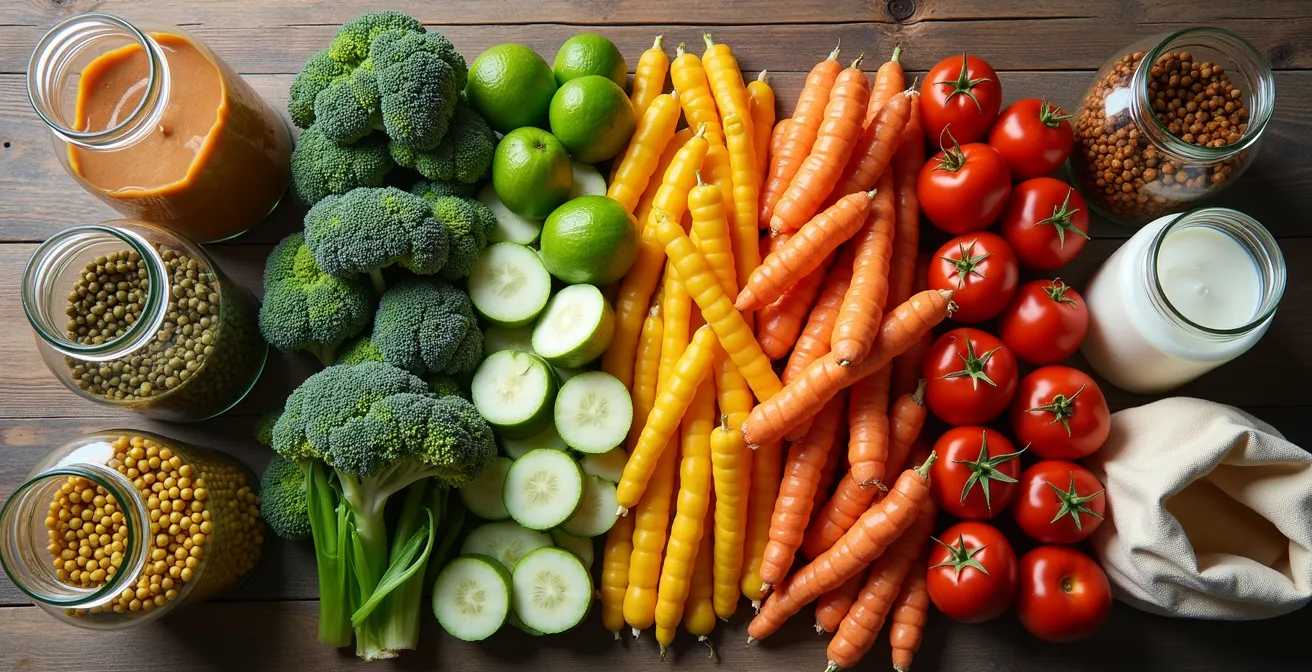 Organisierte Vorratshaltung für 14 Tage Camping ohne Verschwendung